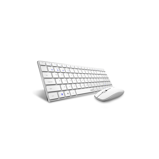 Rapoo 9300M keyboard RF Wireless + Bluetooth White