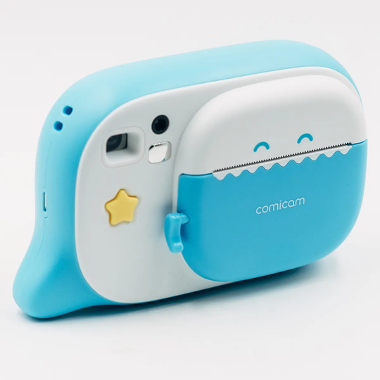 Creacam Instant Camera with 2 Packs of Paper - Blue
