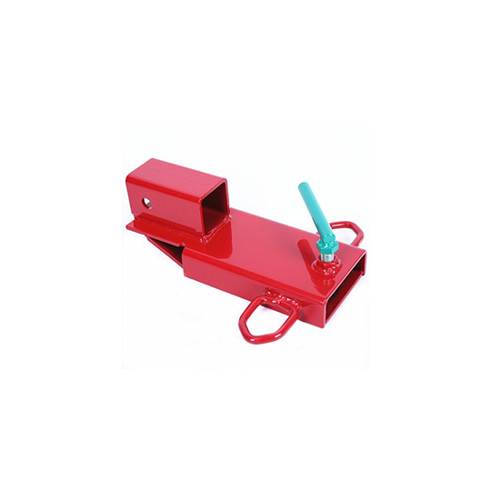 ECOTRIC New Clamp On Forklift Hitch Receiver Pallet Fork Trailer Towing Adapter 2" Insert