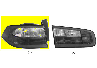 Combination Tail Light 4348921 Van Wezel 4348921