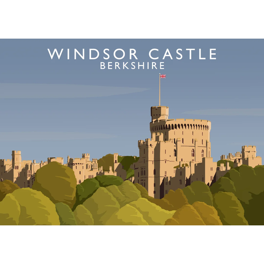 Windsor Castle by Richard O'Neil - Graphic Art Print on Paper
