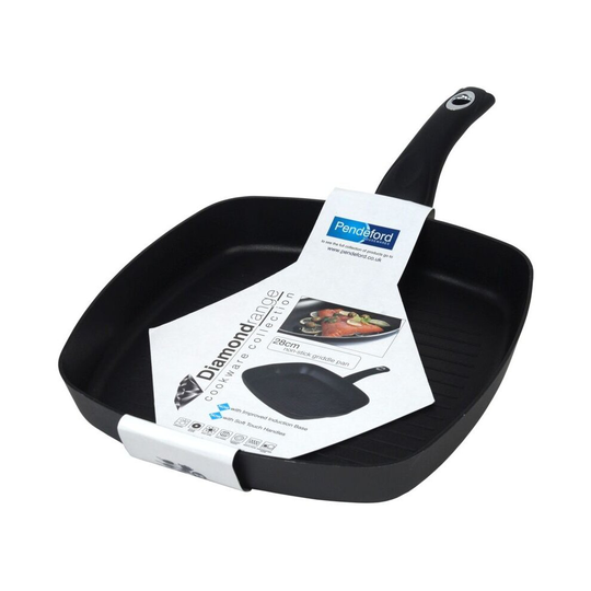Diamond Non Stick Griddle Pan 28cm [P645]