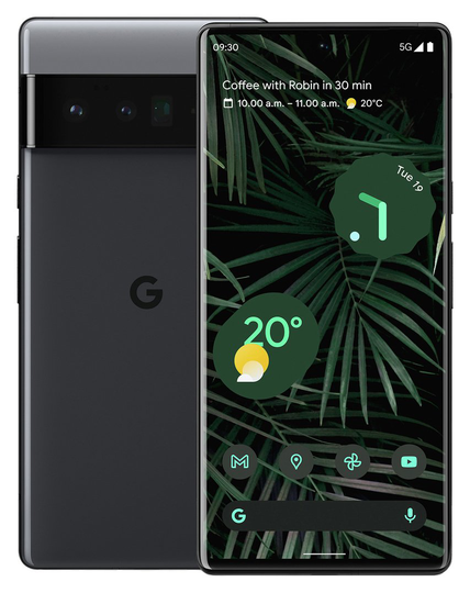 SIM Free Google Pixel 6 Pro 5G 128GB Phone - Stormy Black