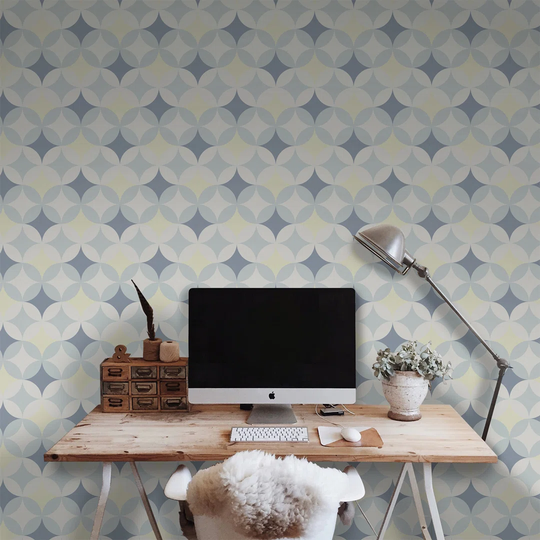 Walllpaper Roll 250X250cm Mural Decoration Kitchen Livingroom Bedroom Wallpaper Material With Print - Retro Geometric