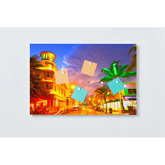 Hollywood Magnetic Wall Mounted Cork Board