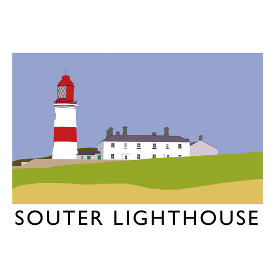 Souter Lighthouse 2 by Richard O'Neil - Graphic Art Print on Paper