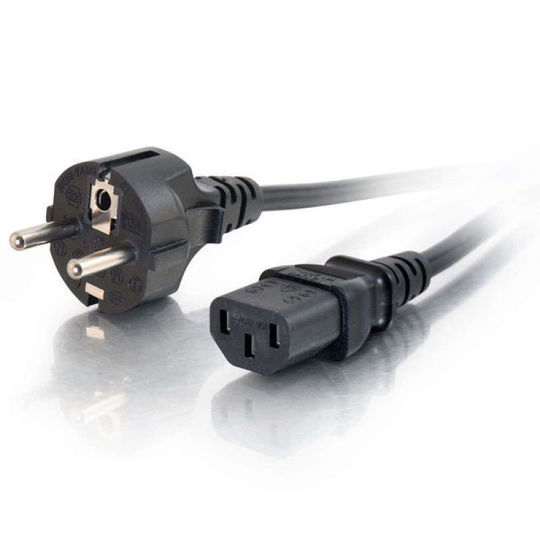 C2G, Universal Power Cord (CEE 7/7), 1m