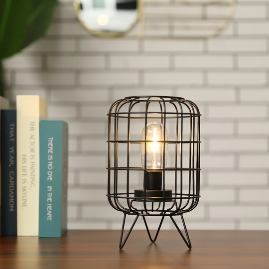 Hilderbrand 25Cm Black Table Lamp
