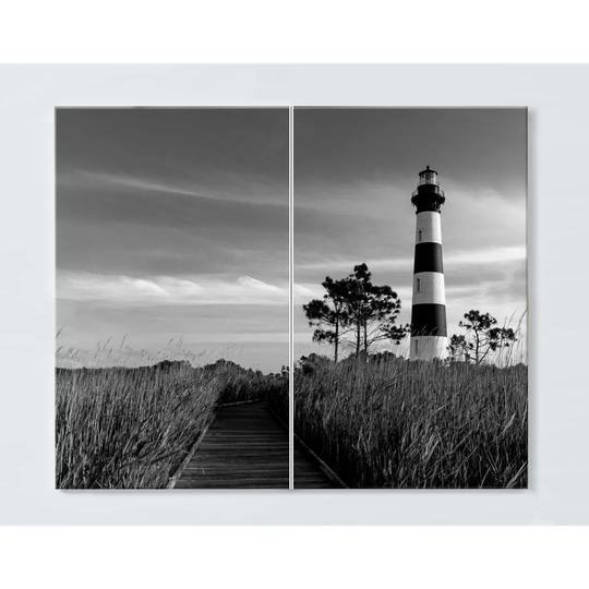 Lighthouse Motif Magnetic Wall Mounted Cork Board
