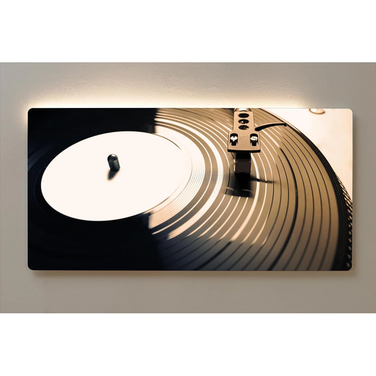 Backlight Motive Wall Picture Record Record Player Magnetic Cork Board