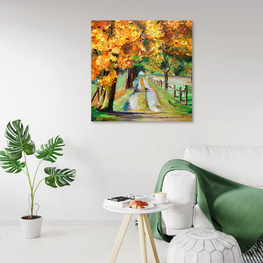 Wrapped Canvas Painting