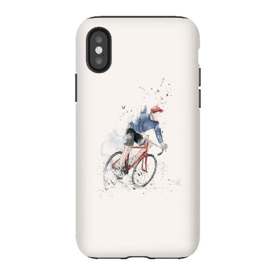 Balazs Solti Cycler Phone Case for iPhone and Android - iPhone X - Tough Case - Matte