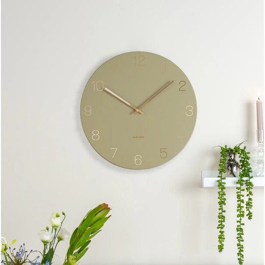 Charm Engraved Numbers Small 30cm Wall Clock