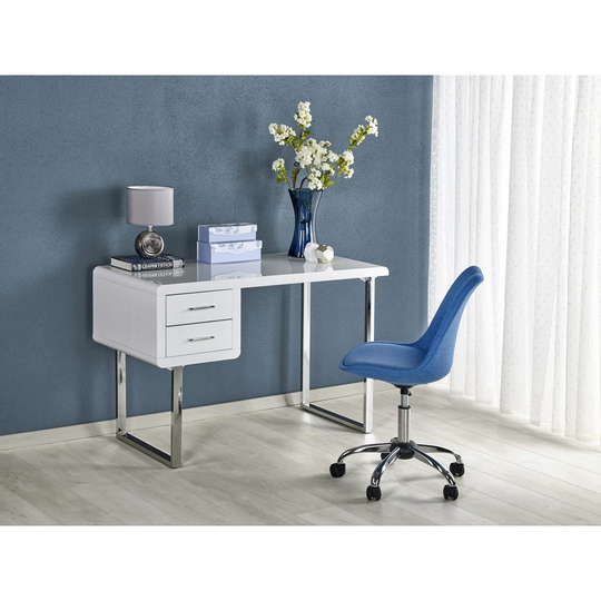 B30 White-Chrome Desk (1P = 1Pc)
