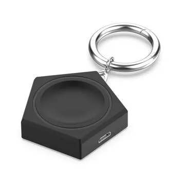 Keychain Wireless Charger - Huawei Watch 3 Pro New - Black