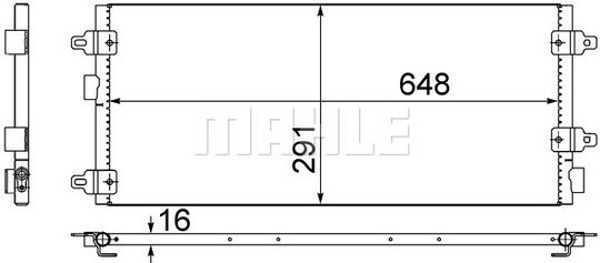Condenser Air Conditioning 8FC351306-041 by BEHR