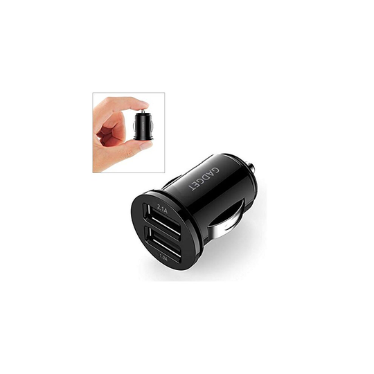 Car Charger 2.1A 10W Compact Dual 2 Port USB Charging Adapter for iPhone 11 Pro Max XR XS X 8 7 6S 6 Plus SE 5 5C Samsung Galaxy S10 S9 Note 10 9