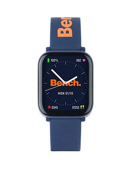 Bench Beg012U Bench Unisex Navy Silicone Strap Smartwatch