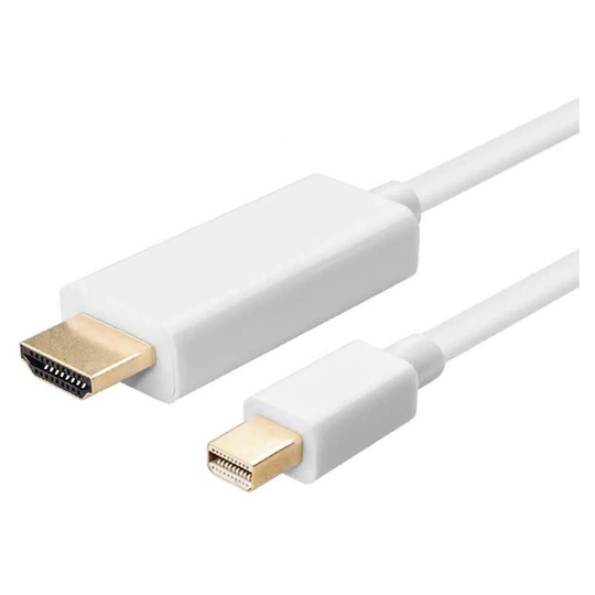 Mini DisplayPort to HDMI - 6Ft Mini DP to HDMI thunderbolt to hdmi adapter Cable 4K MiniDP to HDMI Wires 1080P Compatible Mac Air/Pro, iMac Surface