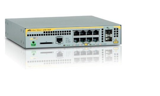 Allied Telesis AT-x230-10GP-50 - 8 Ports - Managed L2+ Gigabit Ethernet Switch (10/100/1000) - PoE