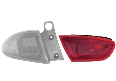 Combination Tail Light 4940937 Van Wezel 4940937