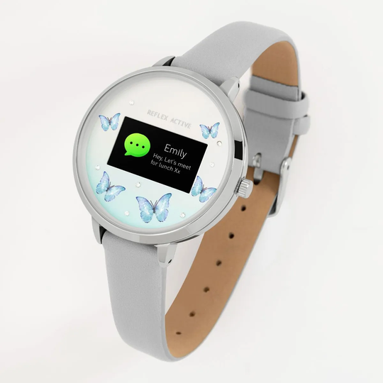 Reflex Active Series 3 Smart Watch With Colour Touch Screen Crown Navigation And Up To 7 Day Battery Life Grey