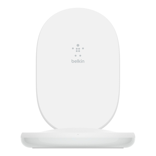Belkin 15W Qi Wireless Charger Stand with Plug - White