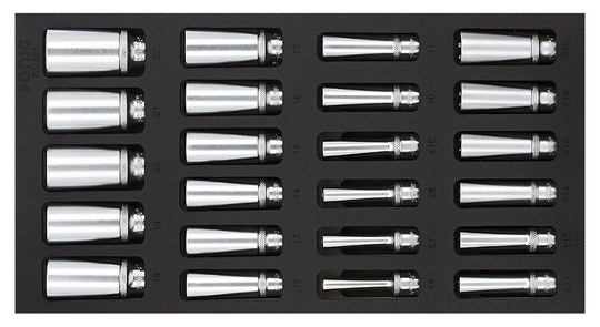 Sonic Socket Set 3/8", SFS 1/3 Long 23-Piece 202301