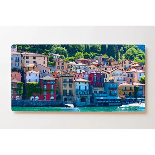 Backlight Motif Wall Picture Lake Garda Magnetic Cork Board