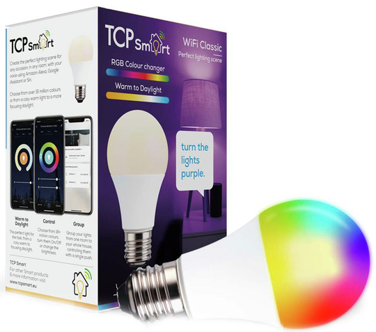 TCP E27 Smart Wi-Fi Multicolour LED Bulb