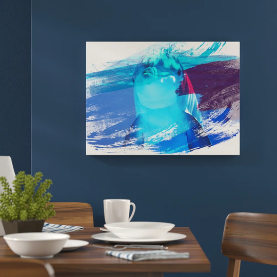 'Dolphin' Graphic Art Print Poster