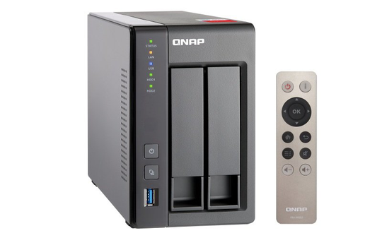 QNAP TS-251+-2G 6TB (2 x 3TB WD RED) 2GB RAM 2 Bay Desktop NAS