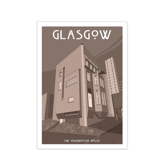 'Glasgow Mackintosh' by Stephen Millership - Graphic Art Print on Paper