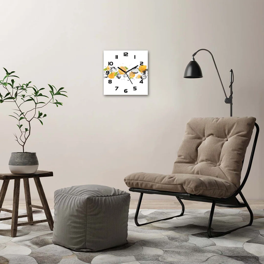 Lemon and Water Silent Wall Clock