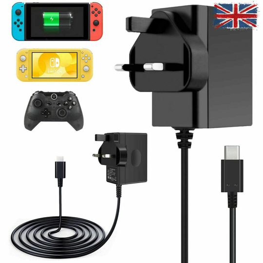 Charger For Nintendo Switch/Lite Pro Adapter USB Type C Power Supply