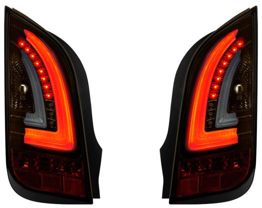 Set LED Tail Lights Seat Mii 2011- - Black / Smoke / Gold DL SER21SG AutoStyle DL SER21SG