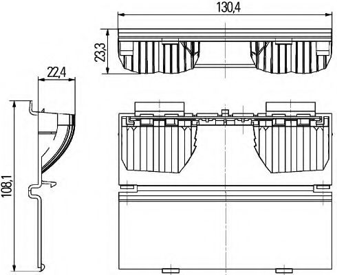 Lighting 9XX358022-421 by Hella
