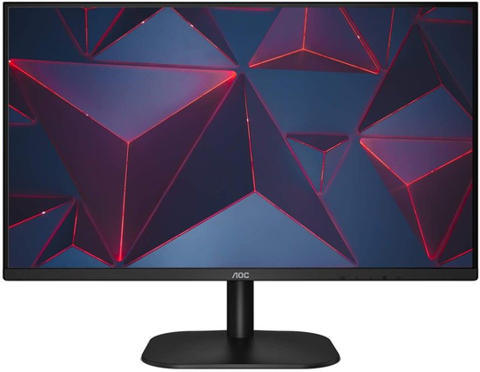 AOC 24B2XDAM - 24 Inch FHD Monitor, 75Hz, VA, 4ms Speakers, Flicker Free, Frameless Design (1920 x 1080 @ 75Hz, HDMI/VGA/ DVI)