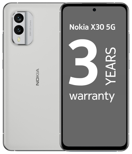 SIM Free Nokia X30 5G 128GB Mobile Phone - Ice White