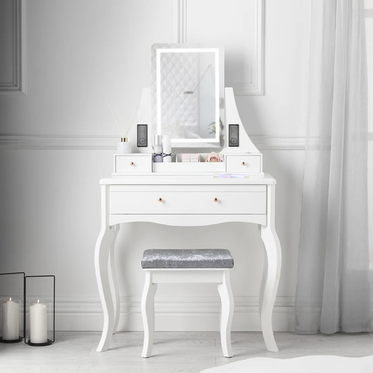Flor Dressing Table with Mirror