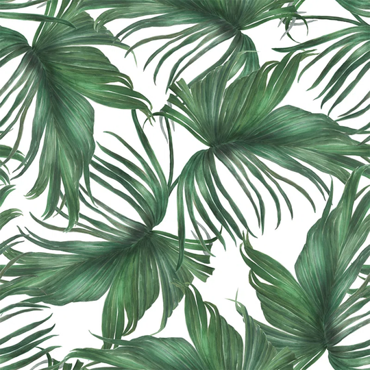 Walllpaper Roll 360X250cm Wallpaper Material With Print Kitchen Livingroom Bedroom Mural Decoration - Palm Leaves