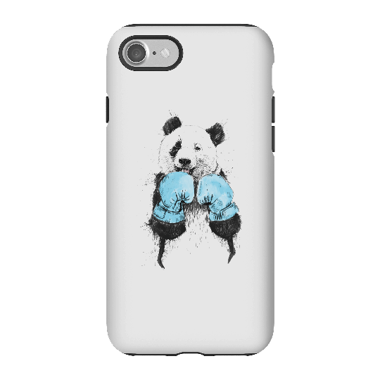 Balazs Solti Boxing Panda Phone Case for iPhone and Android - iPhone 7 - Tough Case - Gloss