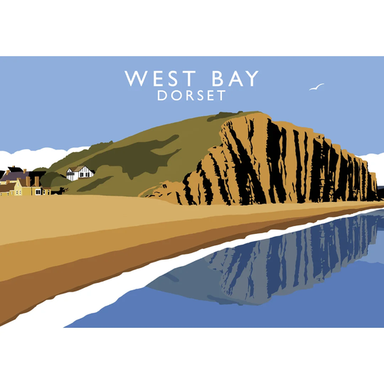 West Bay by Richard O'Neil - Graphic Art Print on Paper