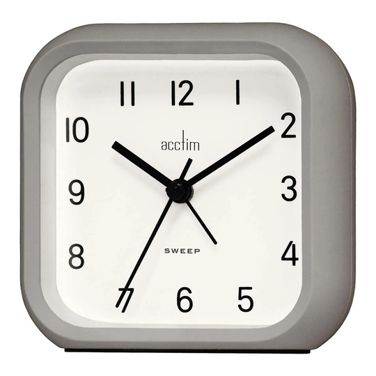 Acctim CK6156 Carter Alarm Clock Non-tick Backlight Pigeon