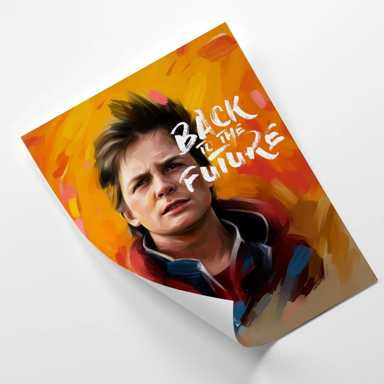 Poster, Marty The Hero Of Back To The Future