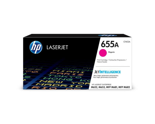 HP 655A Magenta Original Toner Cartridge - CF453A