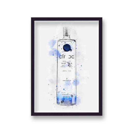 Spirit Graphic Splash Ciroc Vodka Inspired by Vouvart - Picture Frame Graphic Art