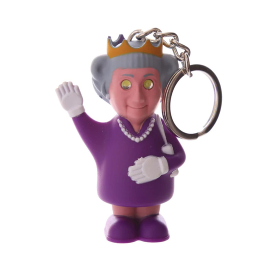Rule Britannia Light-Up Keychain | Novelty Queen Keychain