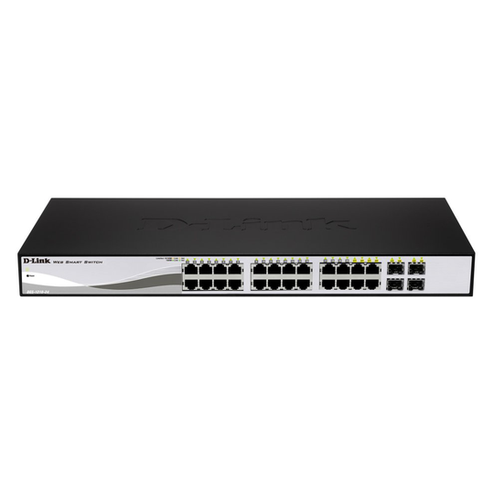 D-Link DGS-1210-24P L2 Gigabit Ethernet (10/100/1000) Black network switch