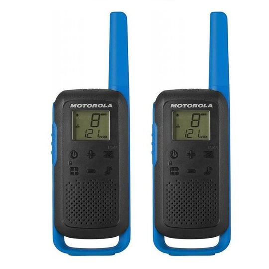 Motorola T62 PMR446 RADIO BLUE TWIN